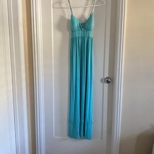 Tiffany blue maxi dress